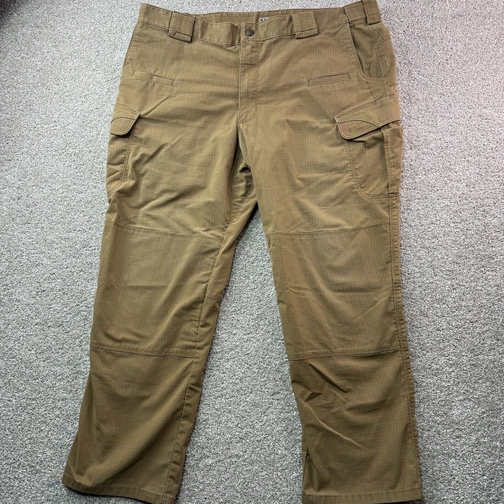 5.11 Tactical Men's Size 42x30 Cargo Comfort‎ Waist Brown Polyester - Picture 3 of 16